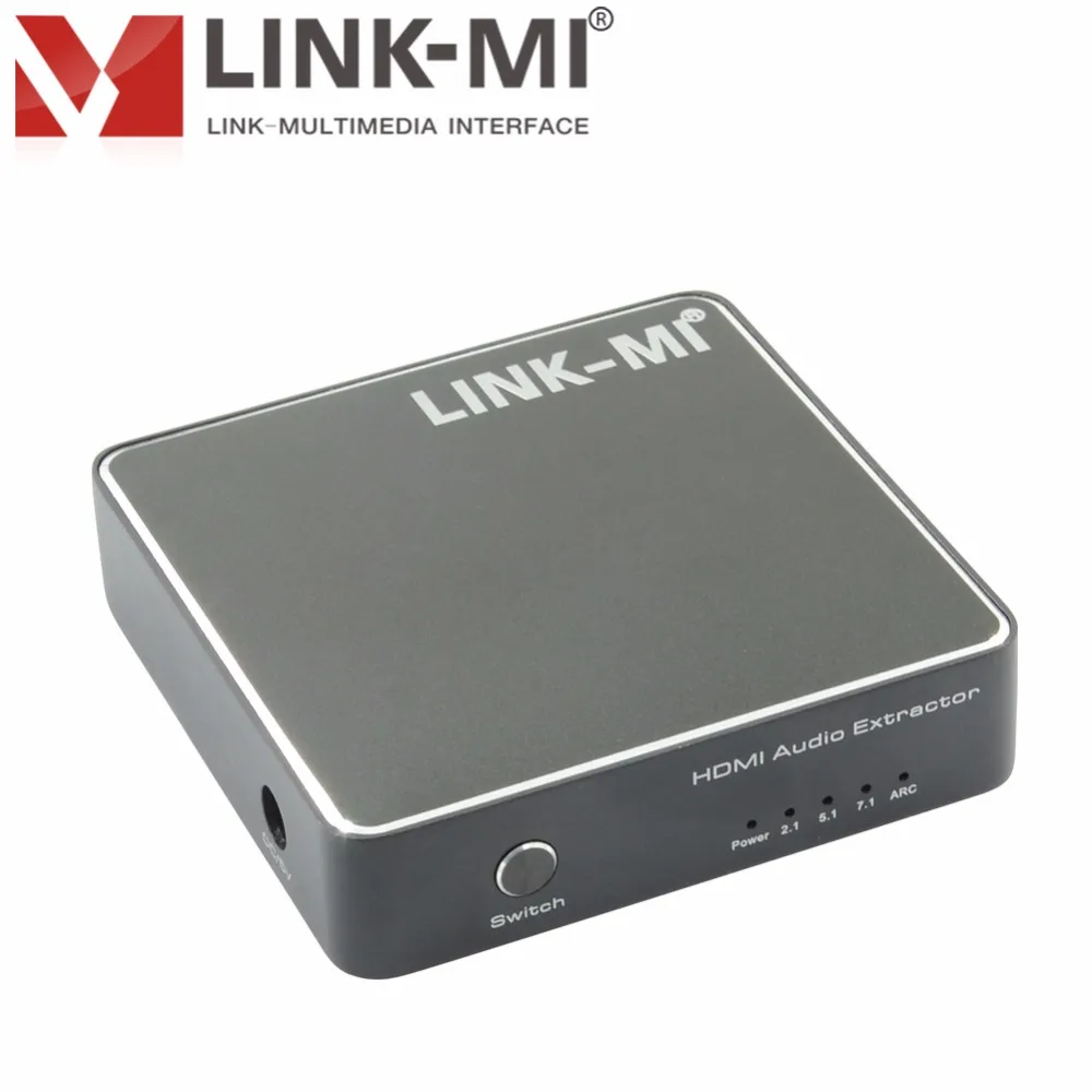 LINK MI HH02 Audio HDMI к декодер аудио экстрактор преобразования SPDIF + 3 5 мм ARC 3D видео 4K2K