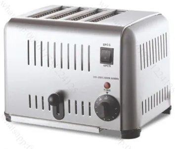 Коммерческий тостер из нержавеющей стали с 4 ломтиками для хлеба|toaster small|toaster