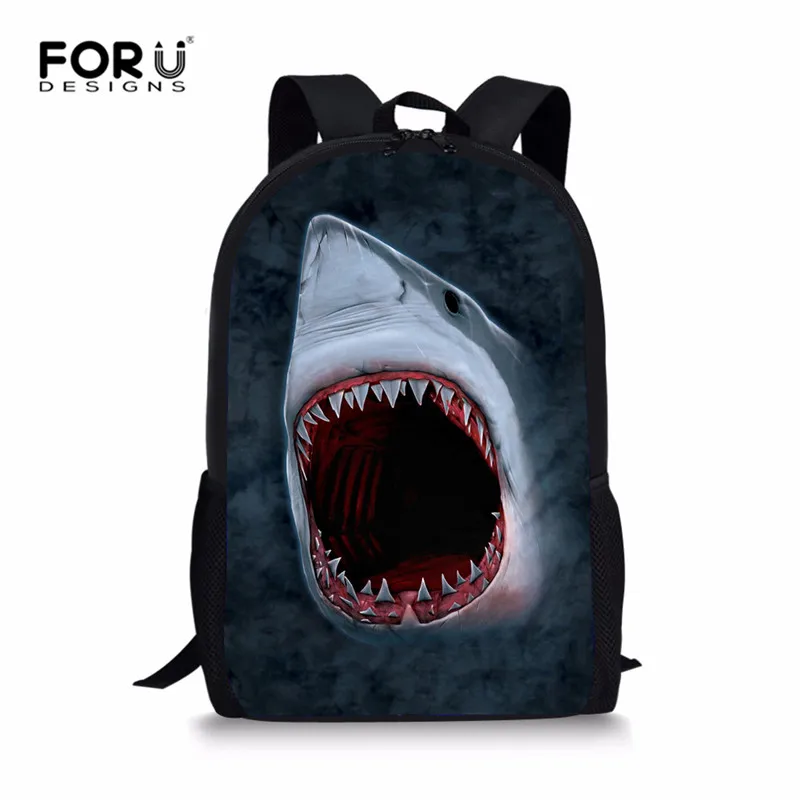 L4519C FORUDESIGNS/детские школьные сумки, набор для девочек и мальчиков, Акула, дельфины, школьный рюкзак для детей, рюкзак для начальной школы, детский портфель, Mochila - Цвет: L4519C