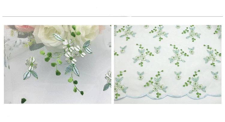 5 м/лот кружевная лента 130 см вышивка свежий цветок DIY Изысканная кружевная одежда свадебное платье аксессуары