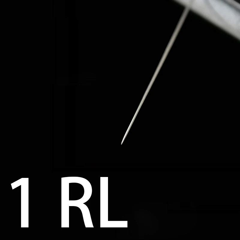 50 шт. 1R/3R/5R/5F/7F традиционные иглы для тату перманентного макияжа микроблейдинга