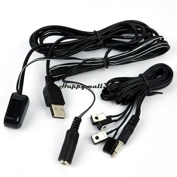 4Pcs/Lot IR Remote Control Extender Infrared Repeater System Kit With 4 Emitter 1 Receiver Drop Shipping TK0147 | Мобильные телефоны