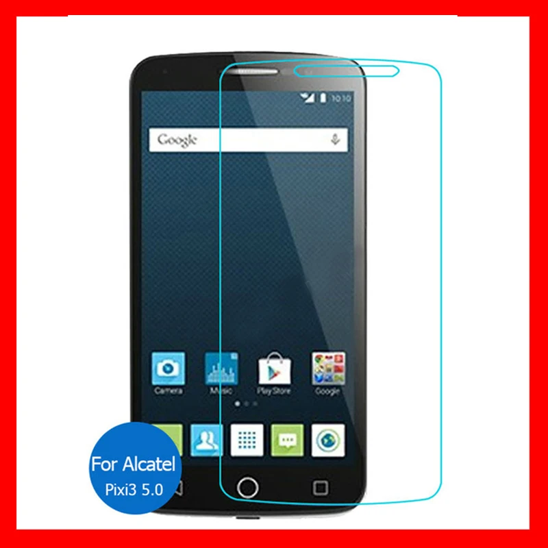 0 26 мм 2.5D Закаленное стекло для Alcatel Pixi 3 5 9H Взрывозащищенная защитная пленка 0|tempered