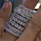 Обручальное кольцо с фианитом, серебро 925 пробы