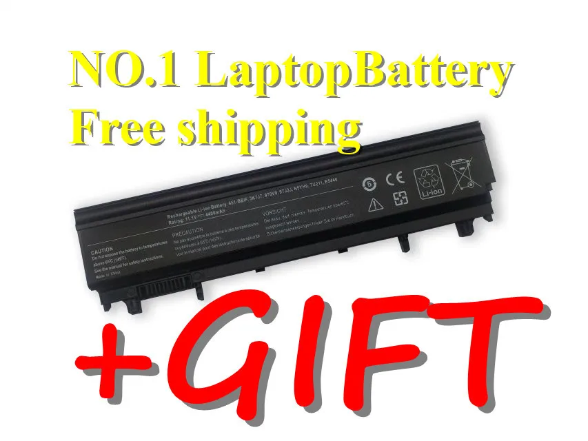6 ячеек батареи для DELL Latitude E5440 E5540 VJXMC VV0NF N5YH9 0K8HC 7W6K0 CXF66 FT6D9|battery for|battery for dellbatteries