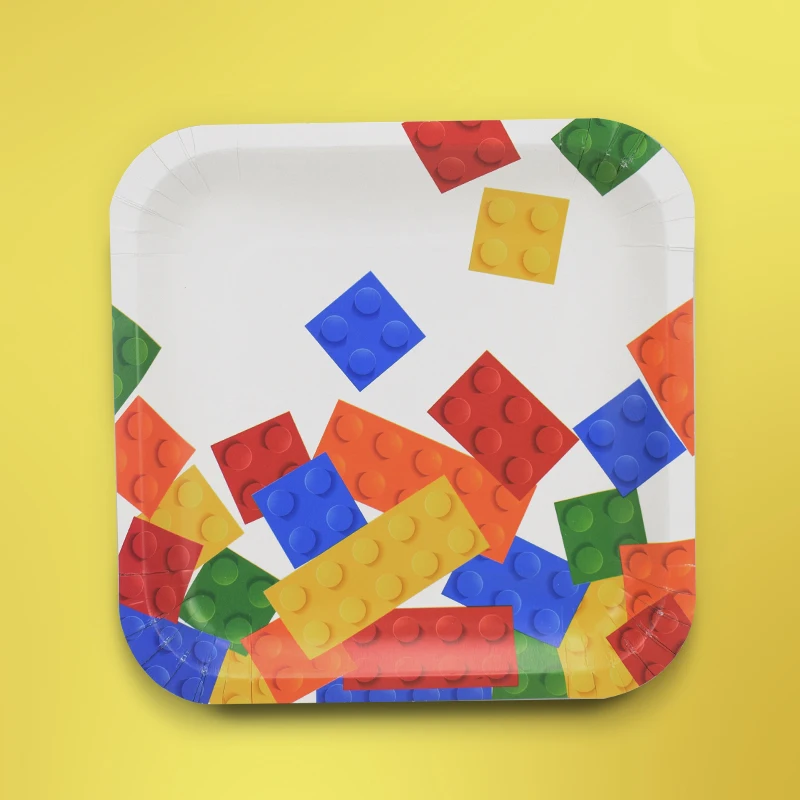 8 шт. одноразовые тарелки для детского праздника | Дом и сад