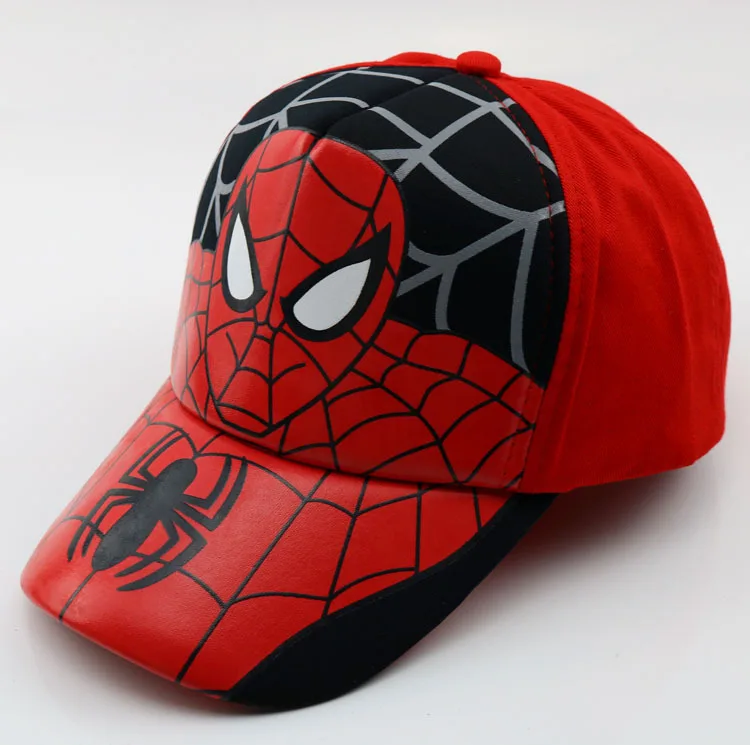 Новые шапки для маленьких мальчиков и девочек с рисунком Человека-паука новые