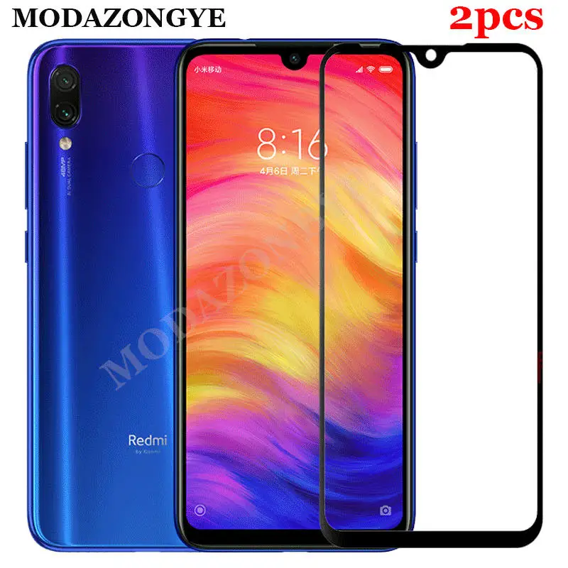 2 шт закаленное стекло для Xiaomi Redmi 7 Защита экрана Redmi7 Note Note7 Pro Полное покрытие