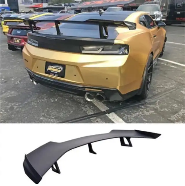 Неокрашенный спойлер 1LE для багажника из углеродного волокна/АБС подходит Chevrolet