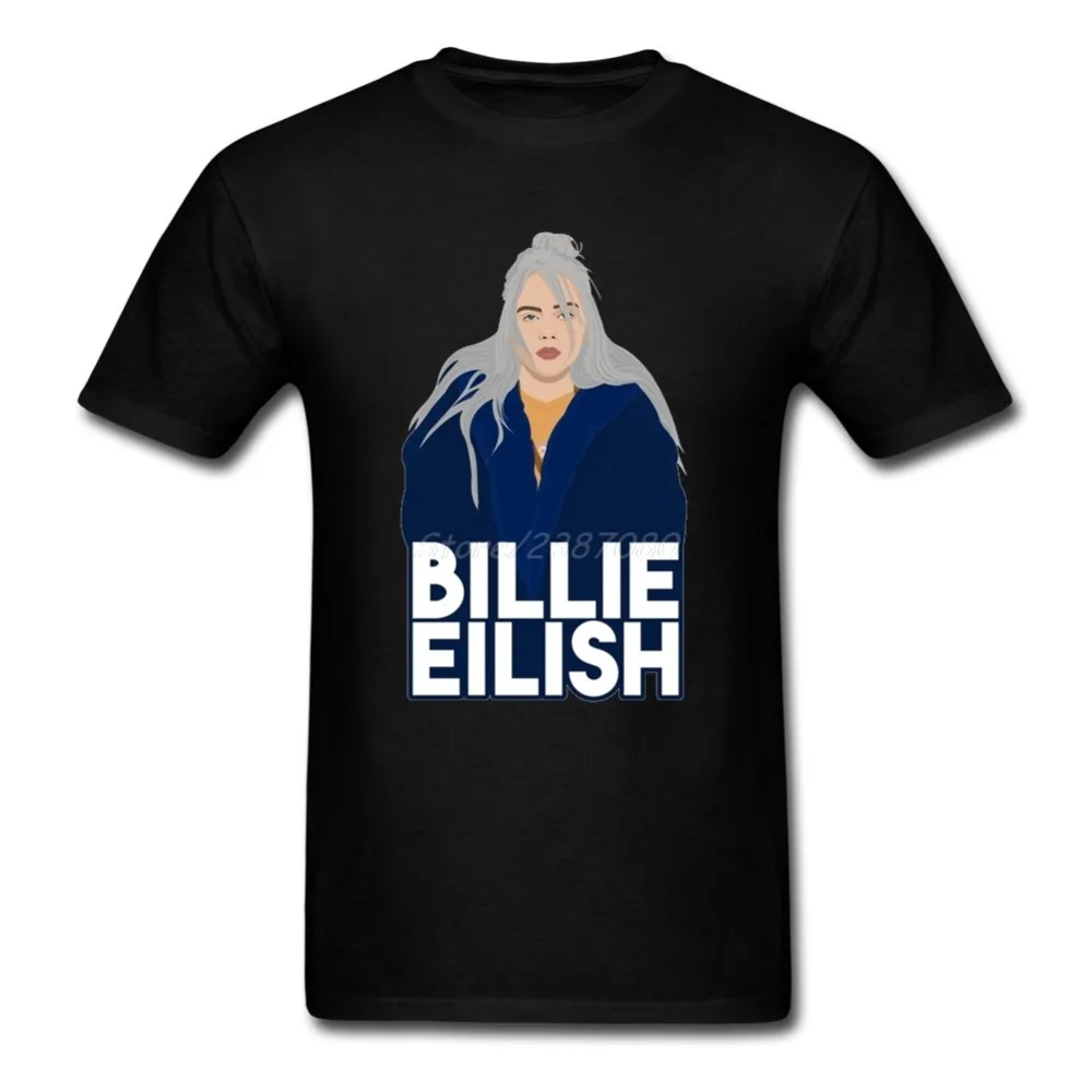 Новая футболка Billie Eilish парная Мужская хлопковая с круглым вырезом большие