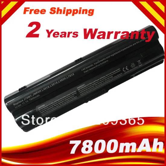 Аккумулятор для ноутбука DELL R795X 7800 мАч XPS 14 15 17 L401X L702X L502X J70W7JWPHF | Компьютеры и офис