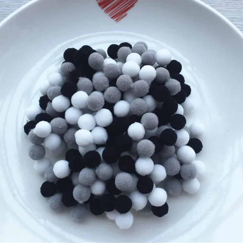 Mix C16 C18 C23 Issequins Ремесло 10 мм 15 мм Смешанные помпоны DIY куклы одежда ручной работы материал мягкие пушистые Помпоны мяч для детские игрушки «сделай сам» Аксессуары - Цвет: Mix C16 C18 C23