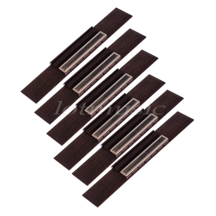 6 шт./лот классический гитарный мост из розового дерева длиной 7 28 мм Розничная +