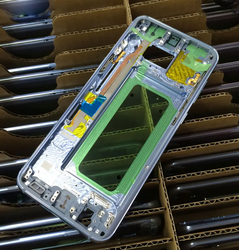 Для Samsung Galaxy S8 Plus G950 + G955 Корпус ЖК-дисплей средняя рамка Шасси пластина в сборе