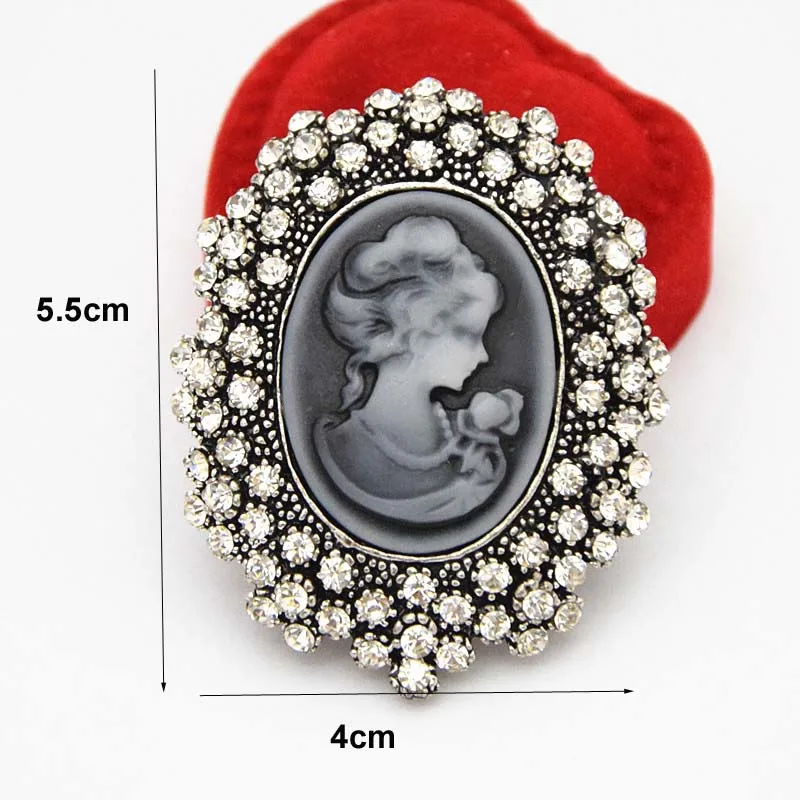 Розничная продажа! винтажная модная брошка в стиле Камея викторианском со