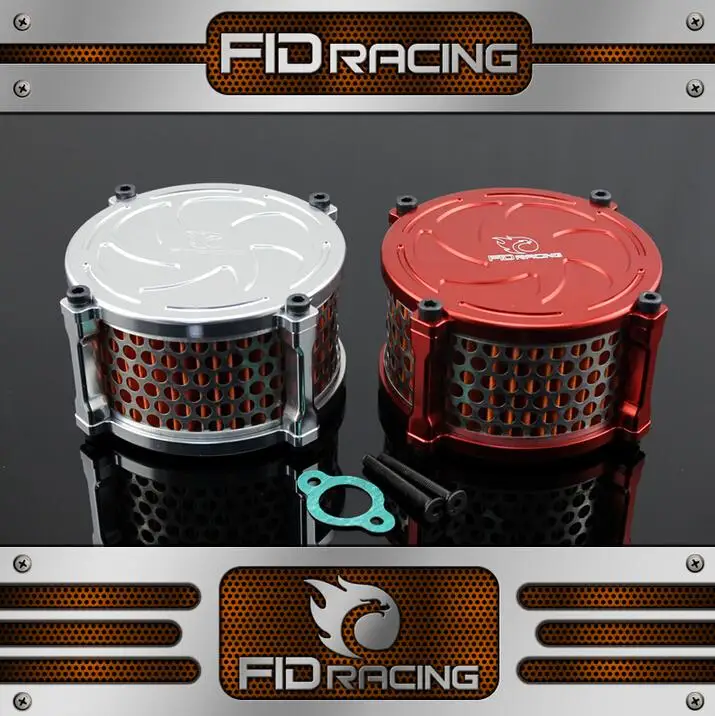 1/5 rc car gas FID big volume alloy air filter aerofilter AL6061-T6 filtro de ar for Losi 5ive-t | Игрушки и хобби
