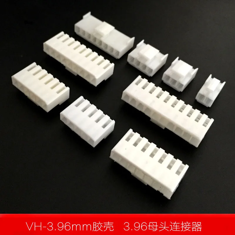 100 PCS VH 3.96 2 3 4 5 6 7 8P Rubber Shell MM Connect Plug-in Unit Connection Terminal | Обустройство дома