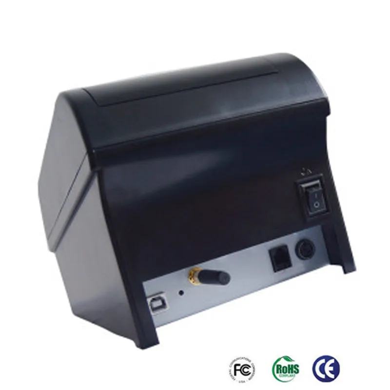 Новый оригинальный ZJ-8220 80 мм POS чековый термопринтер USB + WIFI Lan высокоскоростная