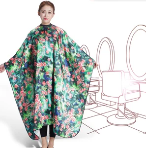 Высококачественные весенние цветы, парикмахерские, накидка для парикмахерской парикмахерские, UN041, накидка для окрашивания