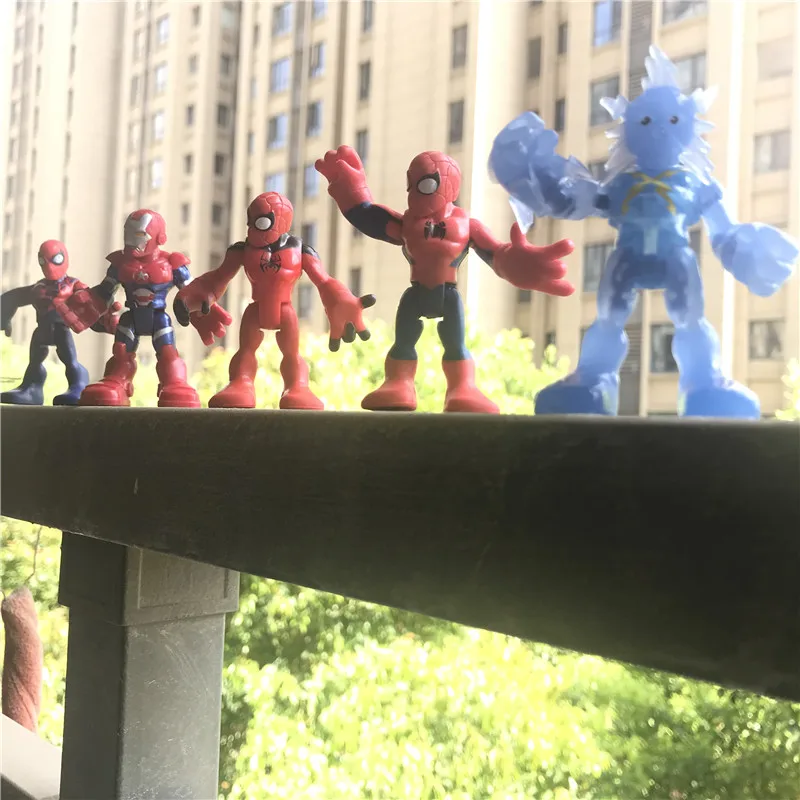 AOSST игрушки Мститель эндшпиль супер герой Тор Капитан Росомаха человек паук