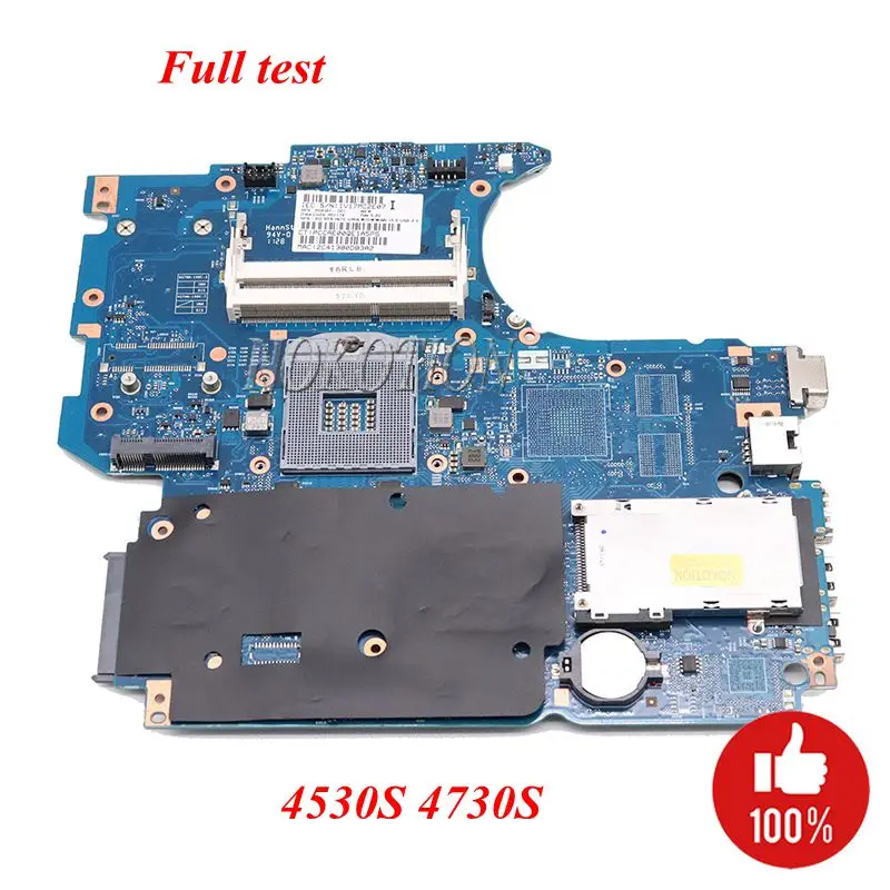 NOKOTION материнская плата для ноутбука 646246-001 658341-001 HP Pavilion 4530s 4730S HM65 DDR3 ума HD full test |