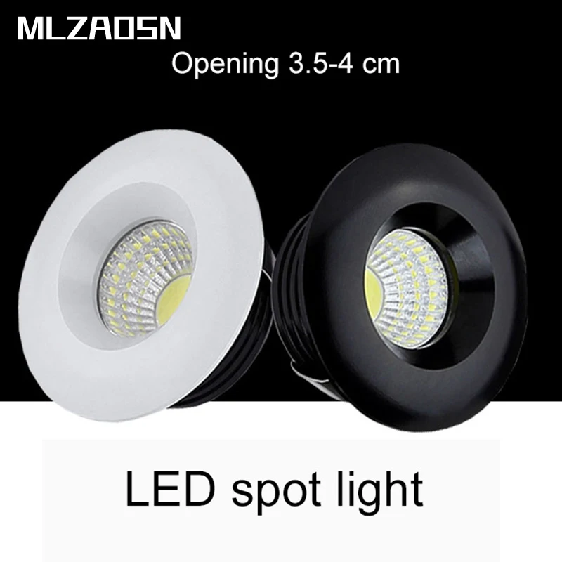 MLZAOSN ультра тонкий Светодиодный точечный светильник 3 Вт вина кулер с подсветкой