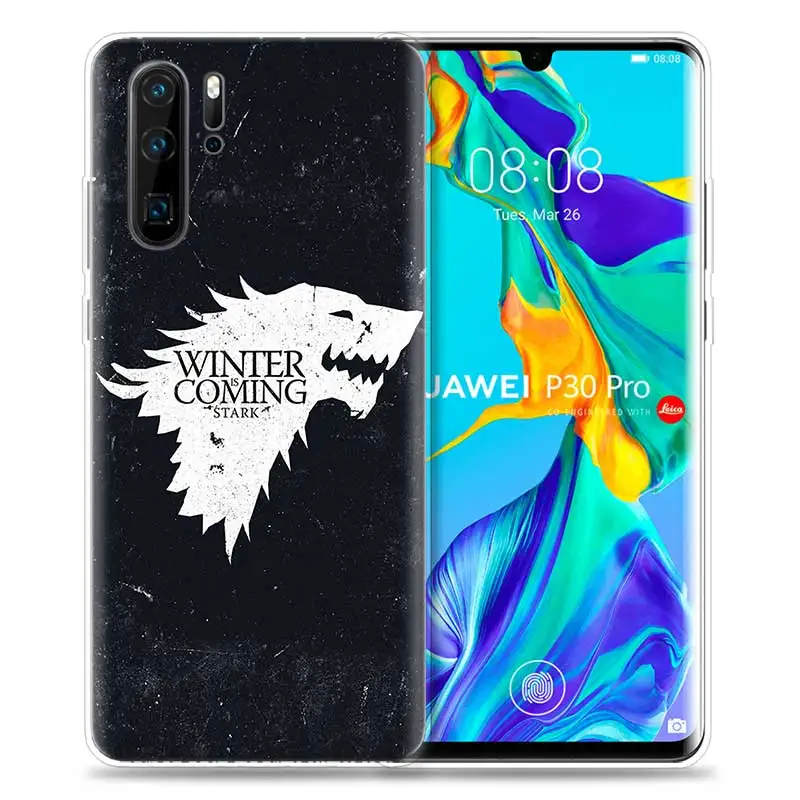 Чехол для huawei P30 P20 P10 P9 mate 10 20 Lite Pro, чехол для мобильного телефона P Smart Z Plus, Аниме игра трона P8 P30Pro P20l