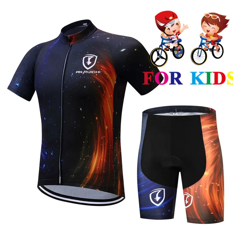 Детская велосипедная майка с коротким рукавом nvvtrek Ropa Ciclismo летняя одежда для