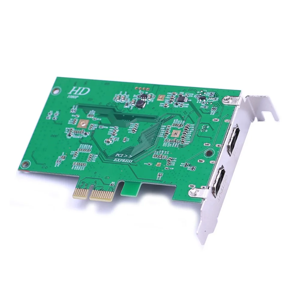 PCI Express HD Карта видеозахвата PCIE 1080P 60FPS HDMI карта захвата vmix Беспроводная obs игра/встречи прямая трансляция