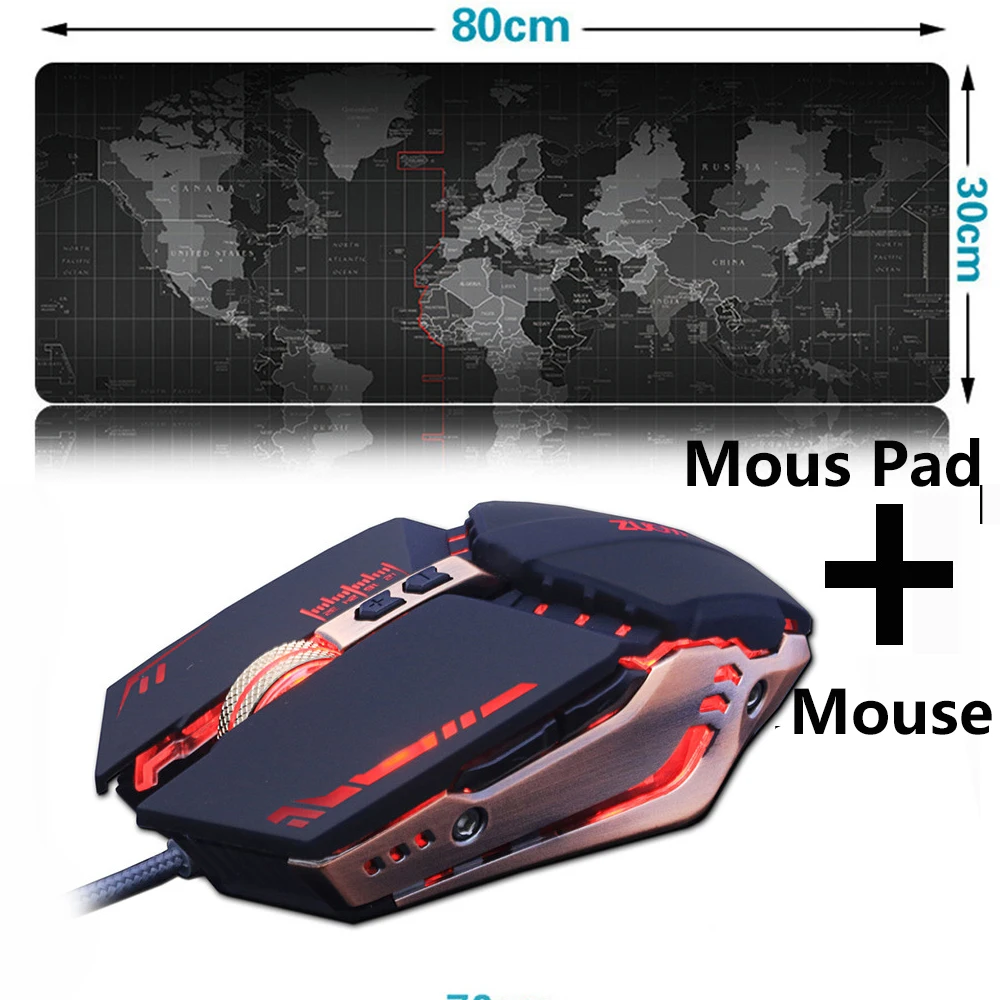 800X300mm MMR5 black ZUOYA игровая мышь и игровой коврик для мыши, комбинированная профессиональная геймерская мышь+ большой коврик для мыши, USB проводной светодиодный оптический коврик для ПК - Цвет: 800X300mm MMR5 black