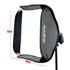 Сумка-софтбокс Godox 60x60 см, для студийной вспышки, подходит для Bowens Elinchrom