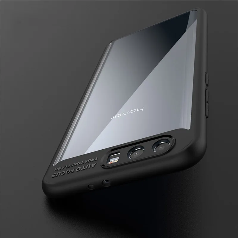 Cheerymoon Мода Полный акриловый прозрачный для Huawei Honor 9 ТПУ силиконовый чехол