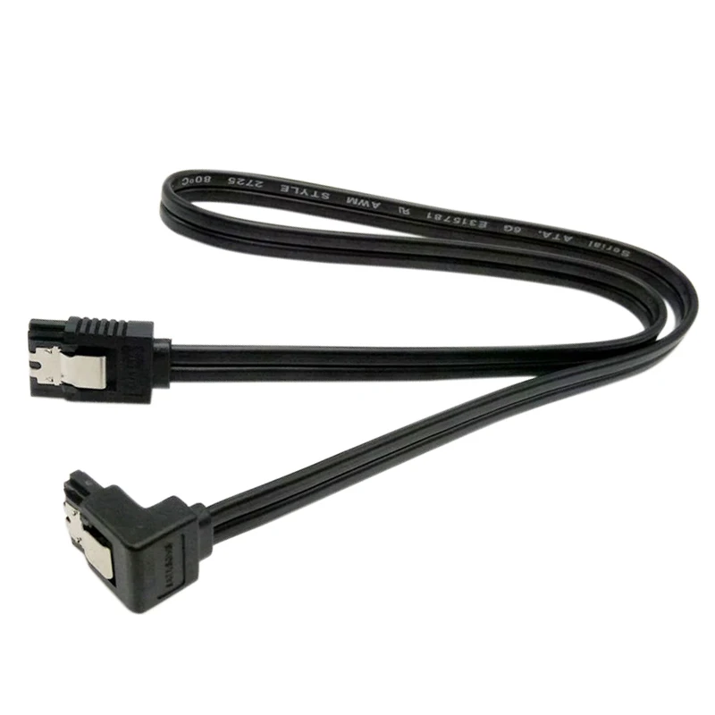 SATA 3 0 кабель III 6 ГБ/сек. правоугольный 90 градусов для жесткого диска HDD 50 см ND998 |