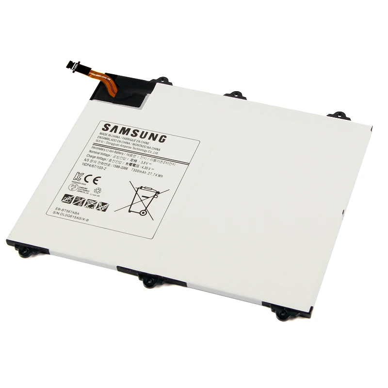 Оригинальная Аккумуляторная батарея Samsung для Galaxy Tab EB-BT567ABA T567V 9 6 &quot7300 мАч |