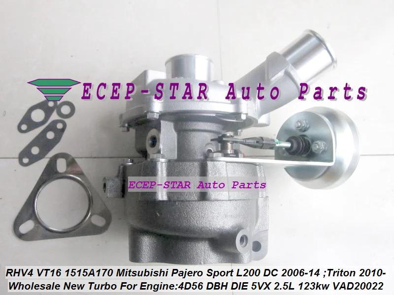 Бесплатная доставка VT16 VAD20022 1515A170 VT 16 Turbo Турбокомпрессор Для Mitsubishi L200 DI D 2007 2011 Triton