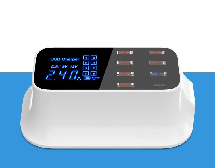 Зарядное устройство QC3.0USB с цифровым дисплеем интеллектуальная интегральная