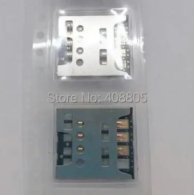 Разъем для считывателя sim карт Sony SP M35h C5302 C5303 M35 100 шт./лот|sim card reader connector|sim socket