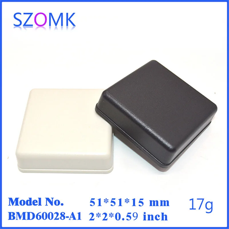 Маленький пластиковый корпус szomk для PCB (20 шт.) 51*51*15 мм с пластиковым кодовым