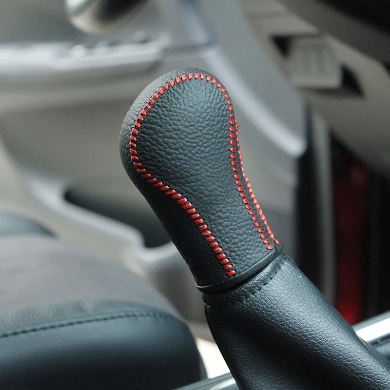 Чехол ppc из натуральной кожи, ручка переключения передач для нового Nissan versa MT, Автомобильная крышка на рукоятке переключения передач, ручка переключения передач