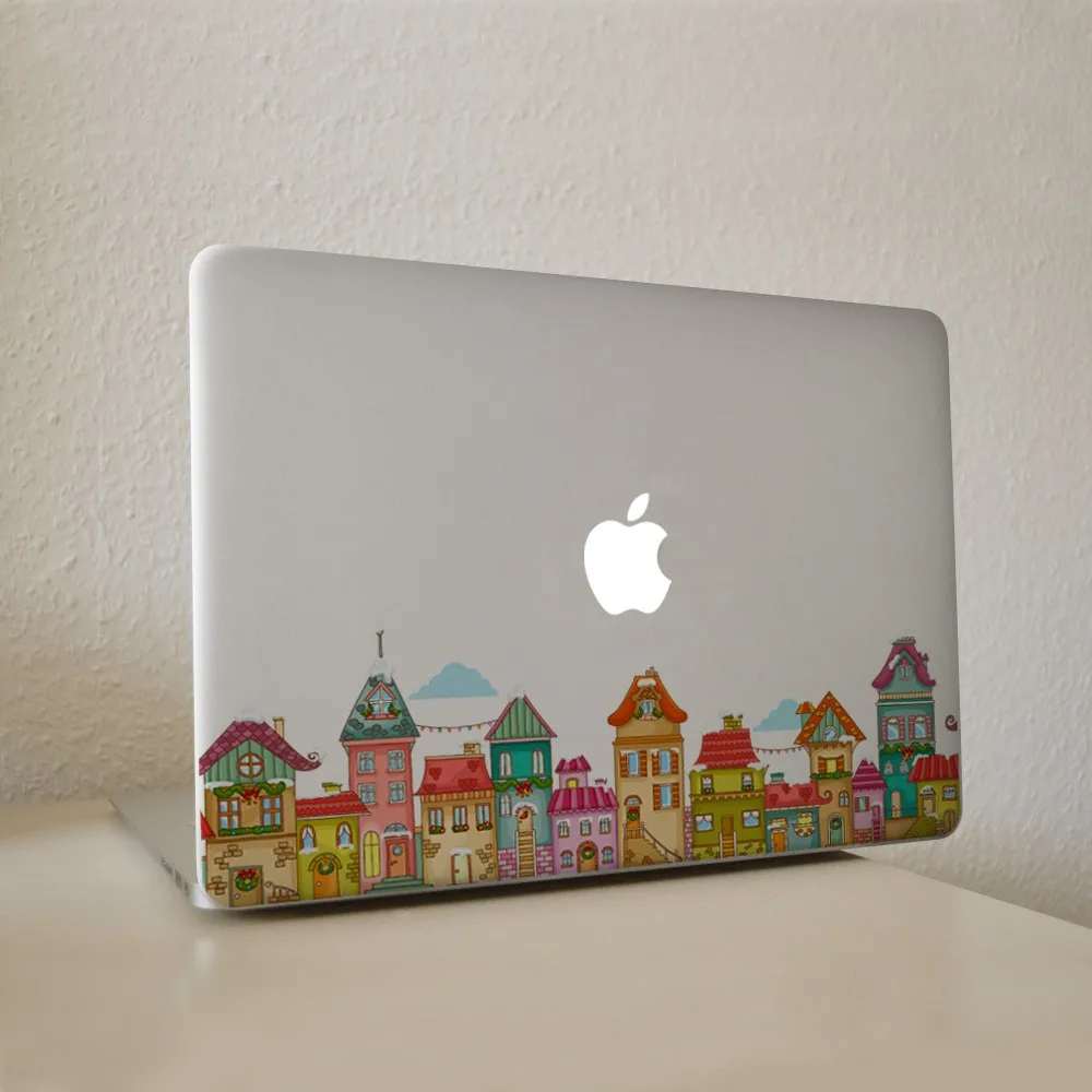 Виниловая наклейка Dream town для нового Macbook Pro/Air 11 13 15 дюймов чехол для ноутбука Наклейка