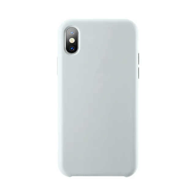 7 Цветной жидкий силиконовый чехол для iPhone 6 6s 7 8 Plus чехол для телефона для iPhone X XR XS MAX 7 8 6 6s чехол Чехол - Цвет: 7