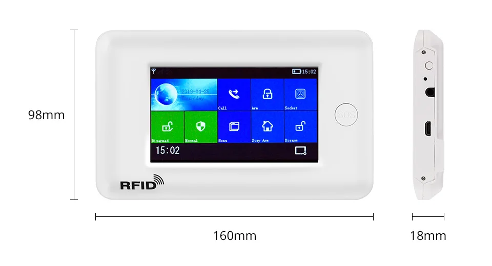 PG106 2G 3g GSM 850/900/1800/1900 МГц Беспроводной Смарт домашняя система охранной сигнализации для IP Камера приложение Управление Поддержка 10 языков