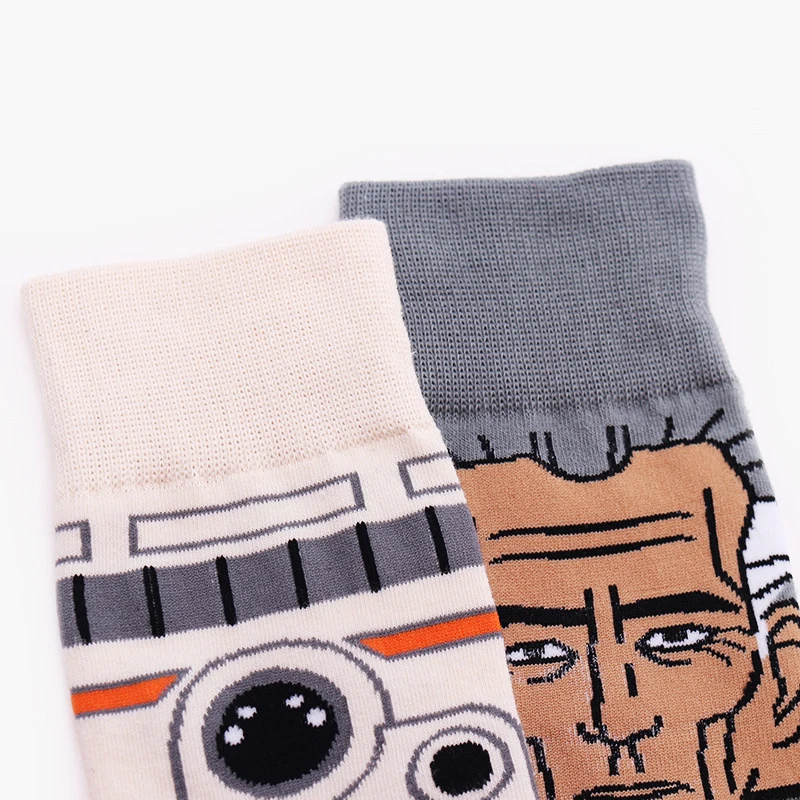 2019 новые мужские носки со Звездными войнами хлопковые цветные забавные чулки с