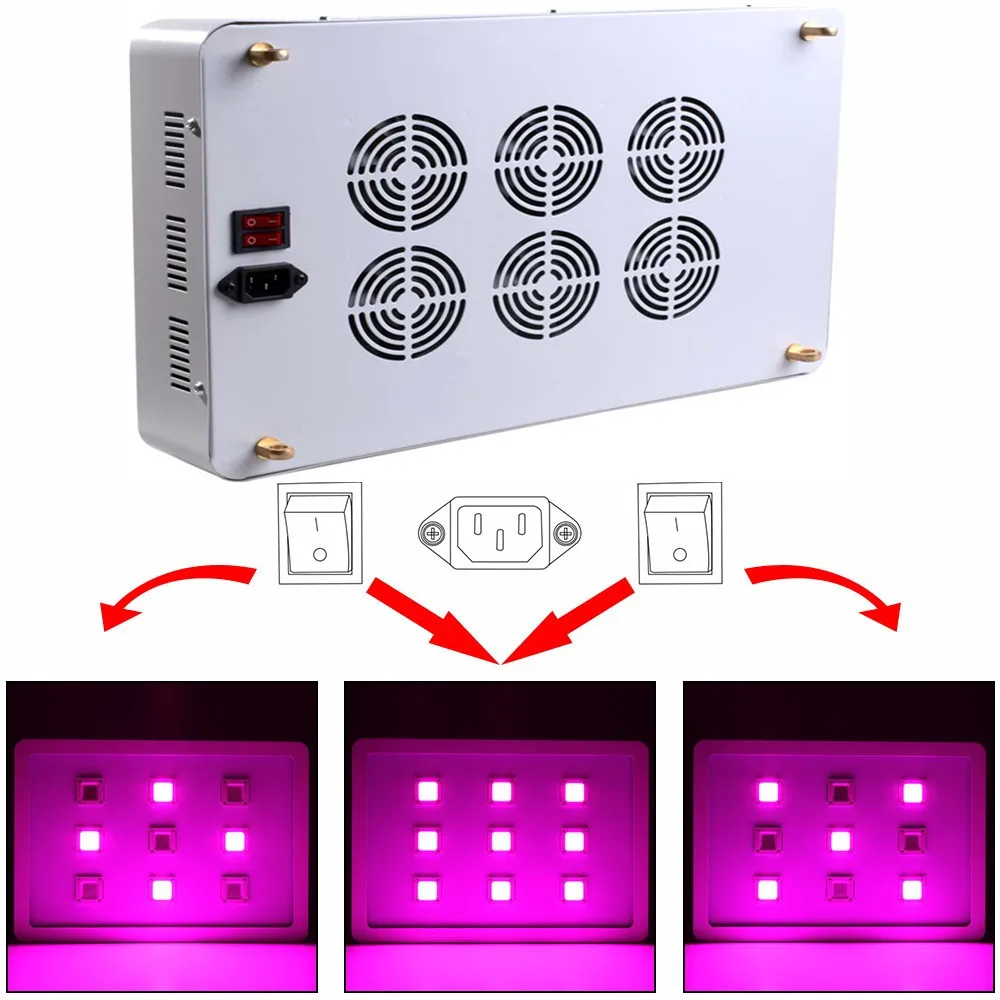 X9 2700W COB LED Grow Light Высокая мощность полный спектр 430 780nm для комнатных палаток