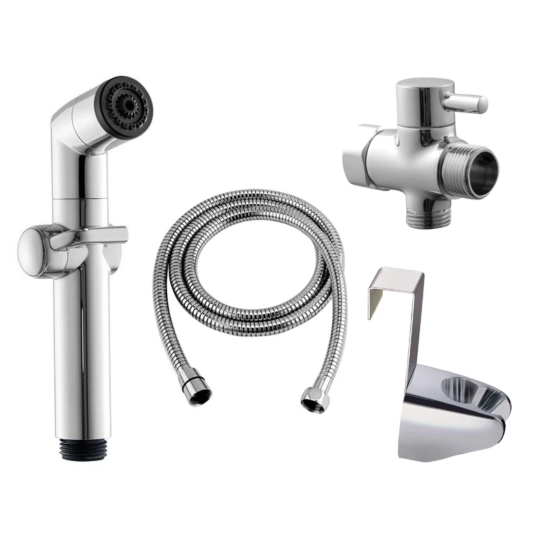 4pcs 7-8 adapter Биде душ попка балкон мыть подгузник опрыскиватель Туалет Душ Комплект биде кран аксессуары давление и мягкая вода душ спрей Shattaf - Цвет: 4pcs 7-8 adapter