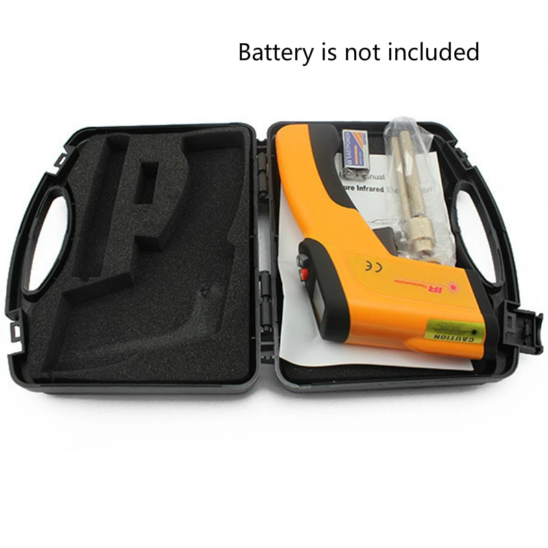 ИК цифровой термометр 50 до + 1600 градусов по Цельсию Бесконтактный пирометр ЖК