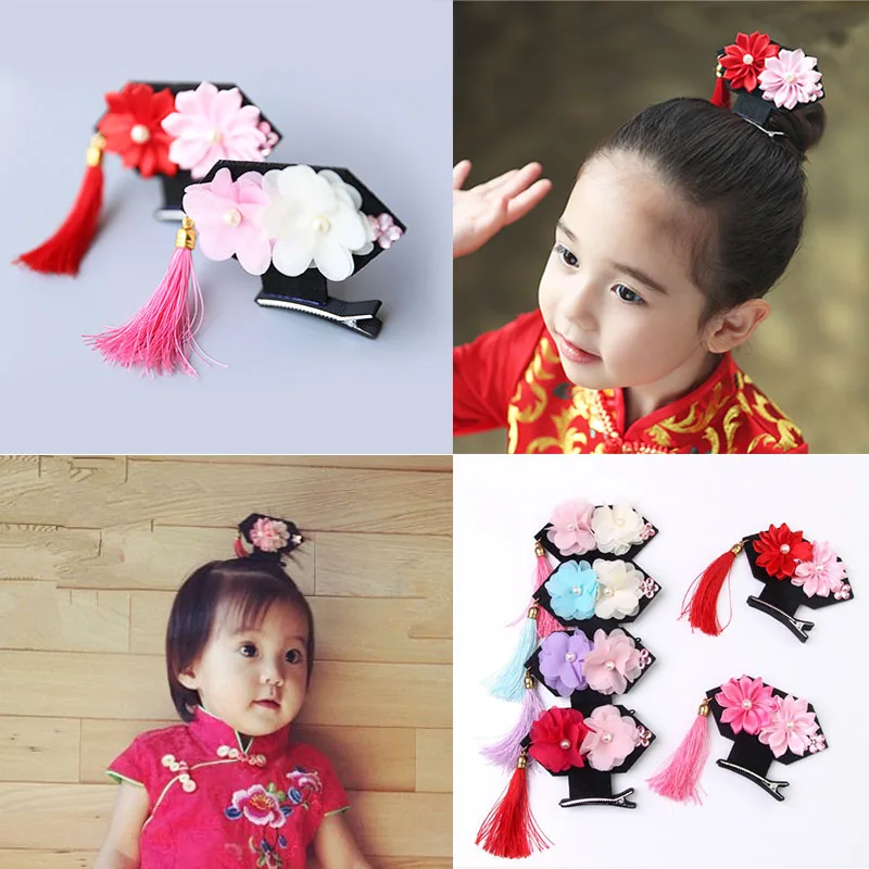 Fashion 1Pc New Style Girl Hairpin Jewelry Chinese Cute Children Headdress Gift | Украшения и аксессуары