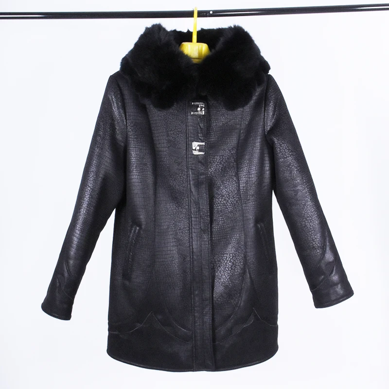 Прямые поставки с фабрики Зимняя мода морозостойкие искусственной Дубленки