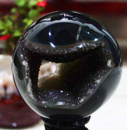 ZSR 904++++++Authentic Uruguay stone Amethyst ball ornaments small hole natural agate smile | Дом и сад