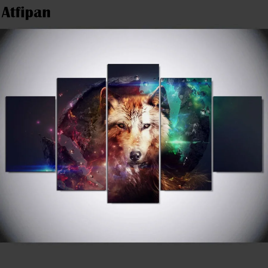 Atfipan 5 шт. Картина на холсте художественное украшение для дома декор гостиной